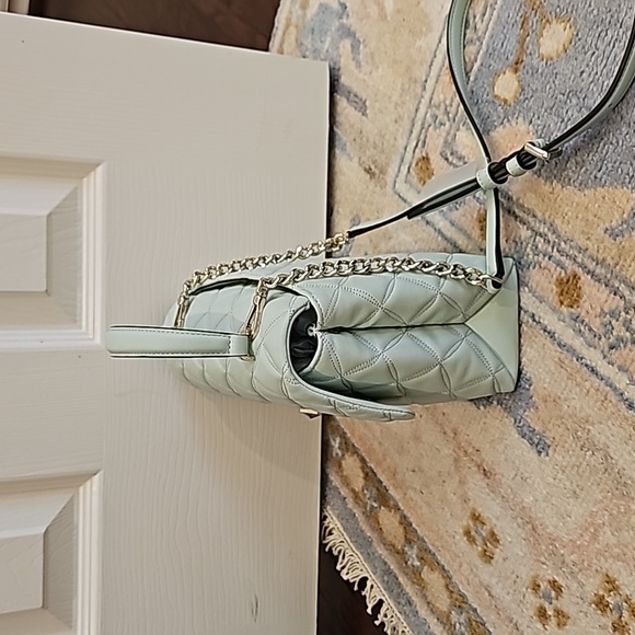 kate spade Bags New Kate Spade Natalia Quilted Top Handle Satchel In Crystal Blue Green